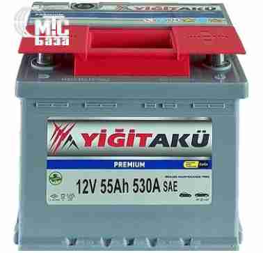 Аккумуляторы Аккумулятор YIGIT AKU 6СТ-55Ah R 530A Premium 207x175x175 Турция